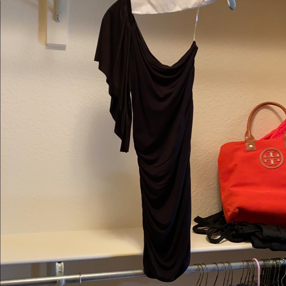 NWOT Remain Body Con One Shoulder Rouched Dress